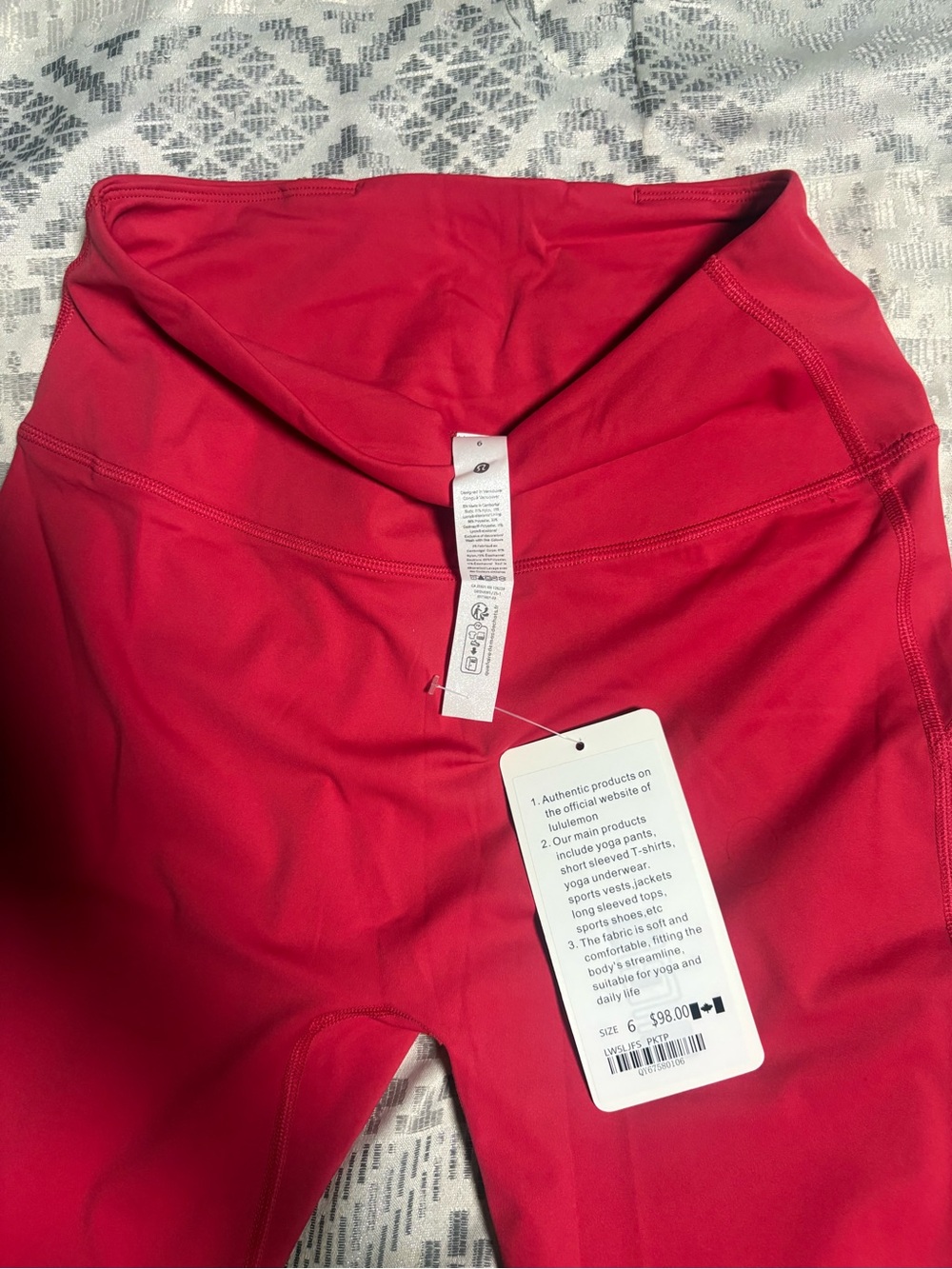 lululemon athletica Red Boot-Cut Flare Pants - Picture 2 of 3